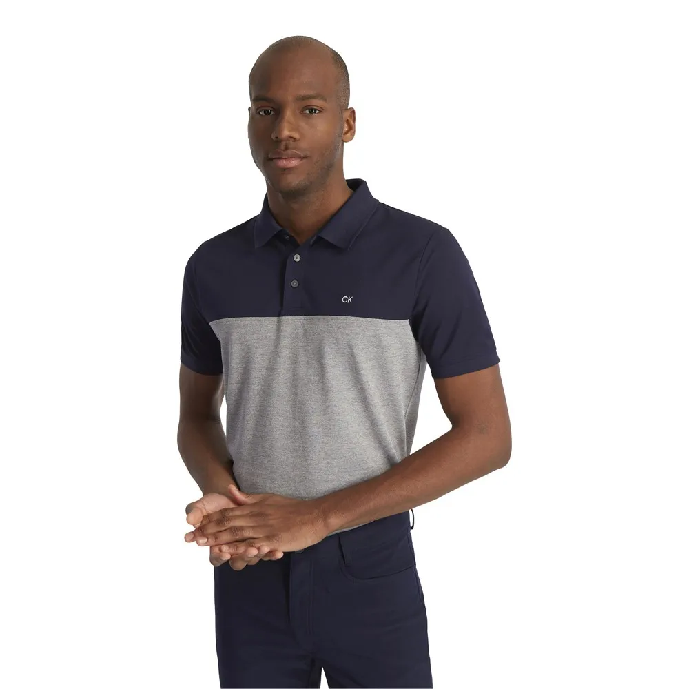 

Поло с коротким рукавом Calvin Klein Golf Colour Block, синий