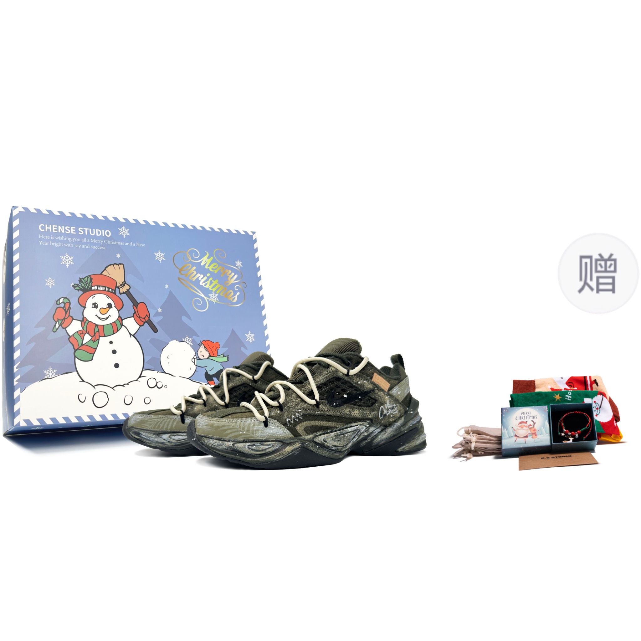

Nike Низкие, массивные, противоскользящие, износостойкие кроссовки M2K Tekno, мужские, зеленые