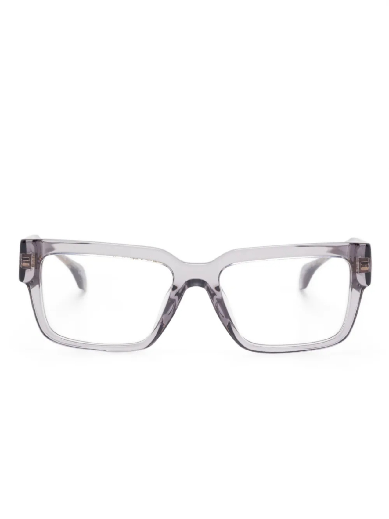 

Очки в квадратной оправе Versace Eyewear, серый