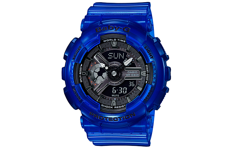 

CASIO Женские часы BABY-G синего цвета BA-110CR-2A