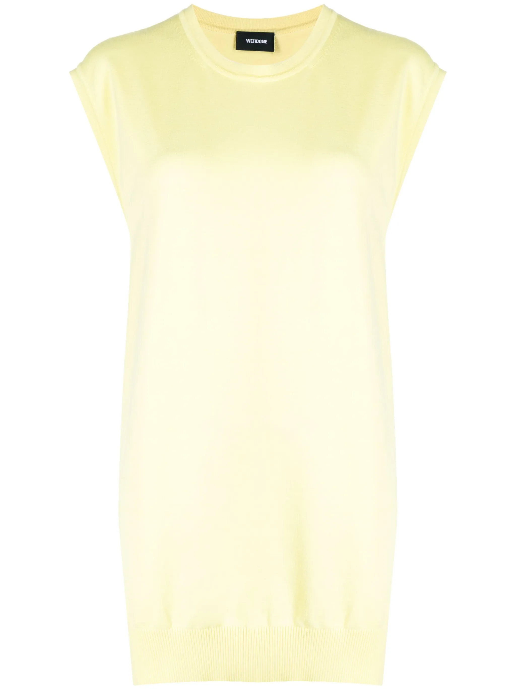 

Платье с рукавами кап We11Done, желтый