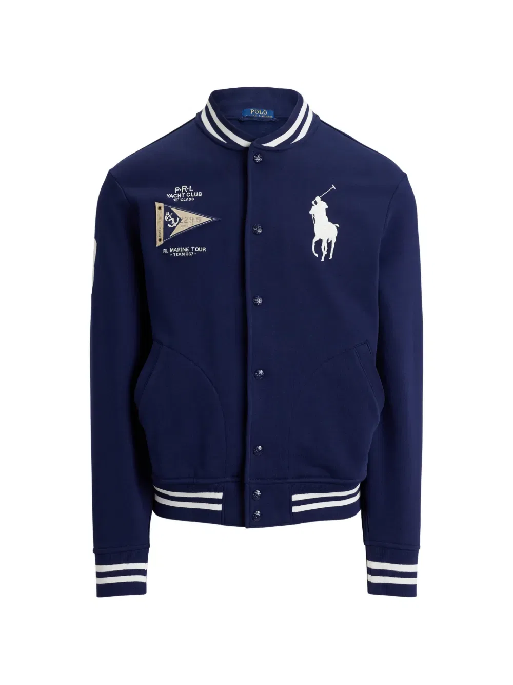 Бейсбольная куртка Big Pony Polo Ralph Lauren, синий