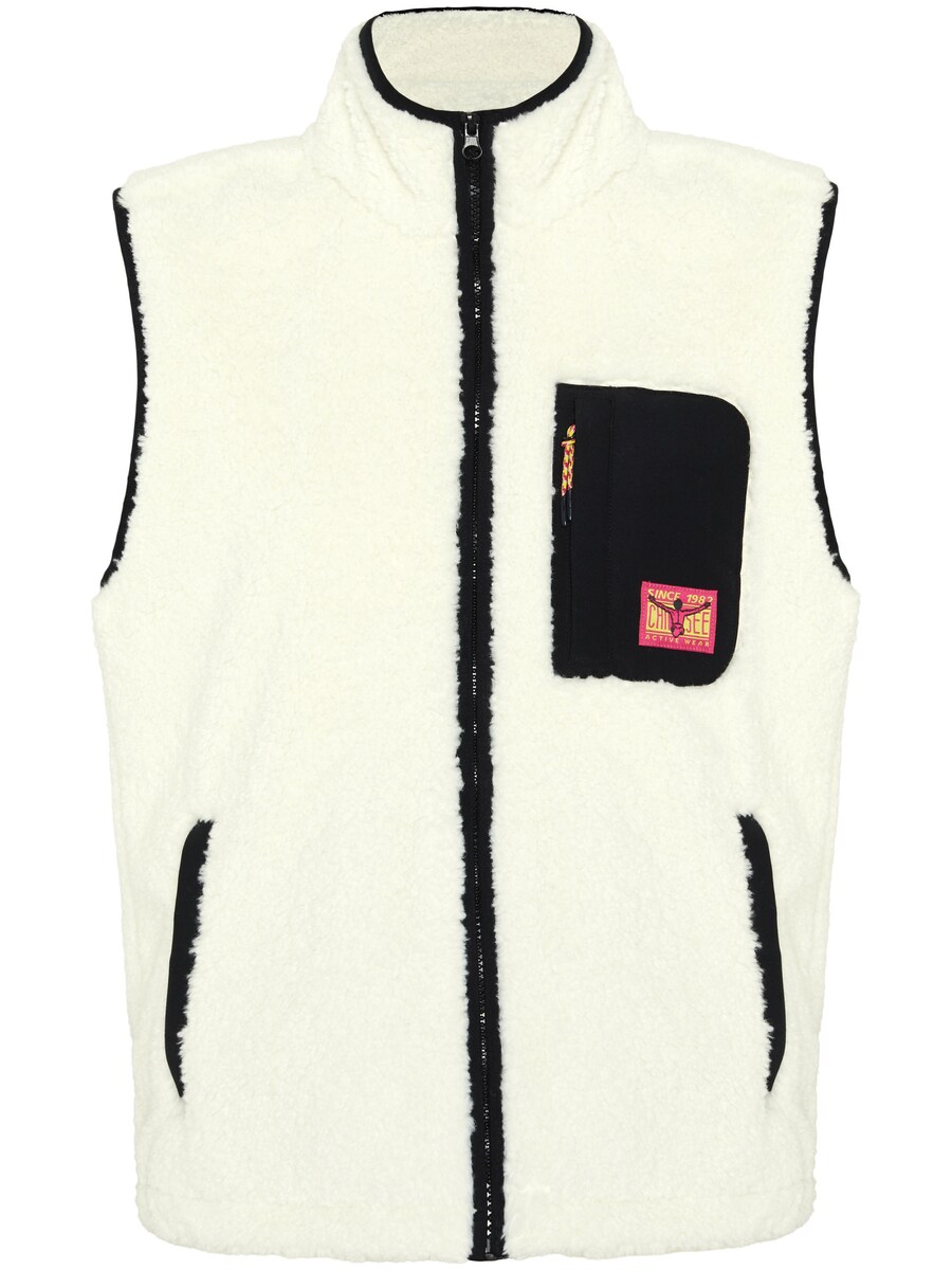 

Жилет CHIEMSEE aus kuscheligem Sherpa-Fleece, белый