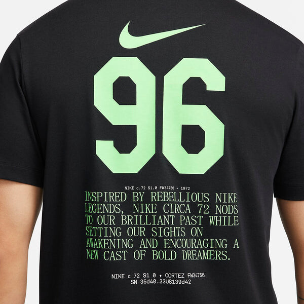 Футболка Nike Dri-FIT CIRCA 1 T-Shirt 'Black', черный — фото 3