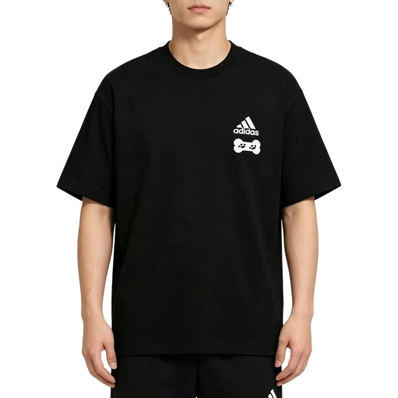 Футболка Oversize Adidas Black — фото 4