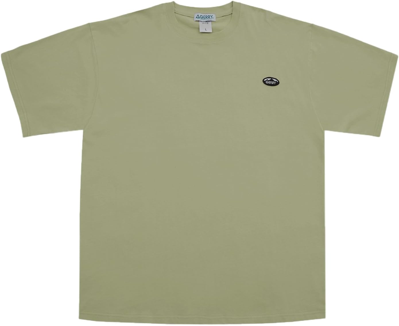 

Футболка мужская с коротким рукавом Inprobes 41706 с нашивкой в виде одной точки Improves, хаки