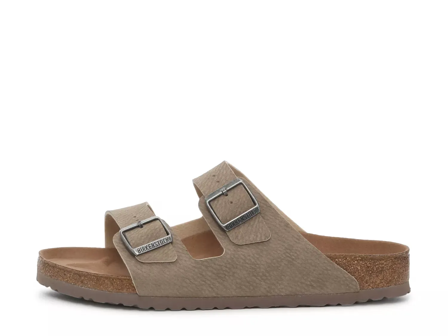 Сандалии-шлепанцы Arizona Vegan Slide - мужские Birkenstock, Taupe/Stone — фото 3