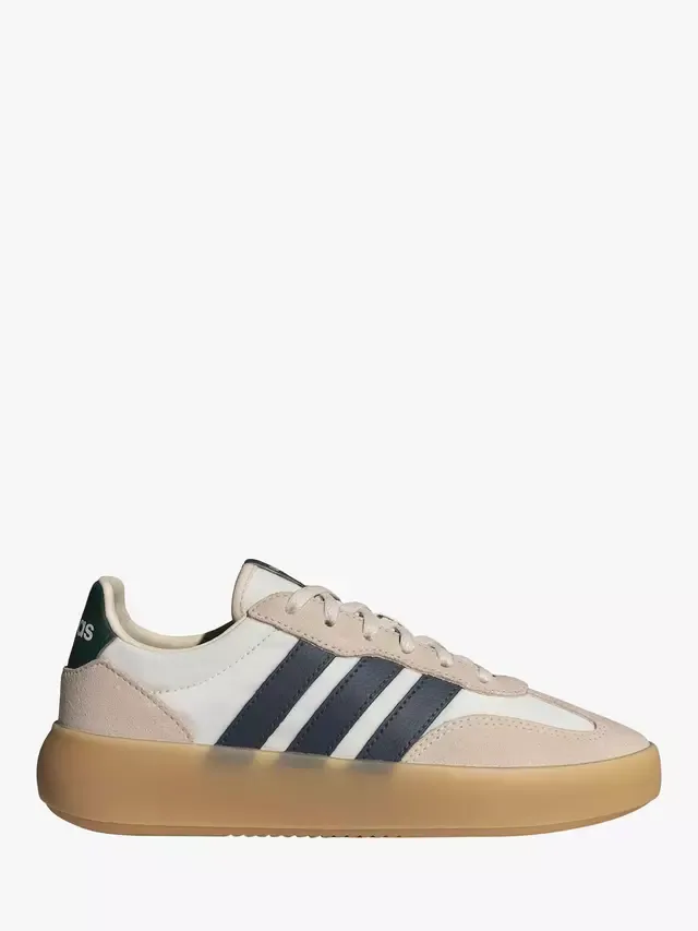 Детские кроссовки Barreda Decode из смешанной кожи, цвет: белый/разноцветный adidas