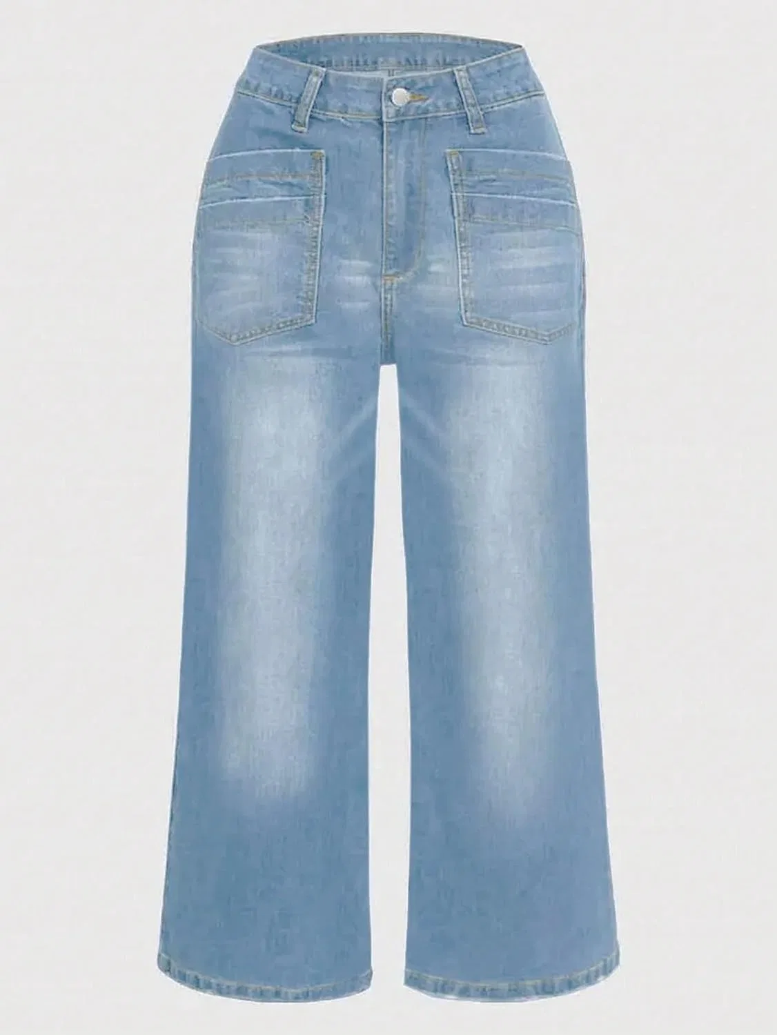 Джинсы свободные Baggy Jeans, Light Wash — фото 4
