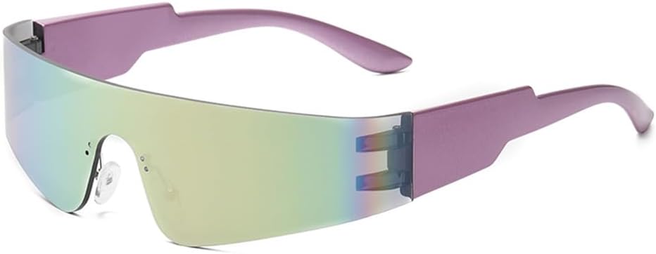 

Защитные очки для велоспорта, панк, цельные солнцезащитные очки для женщин, зеркальные солнцезащитные очки в стиле Y2K для мужчин, обтекаемые солнцезащитные очки KTUCN, Pink