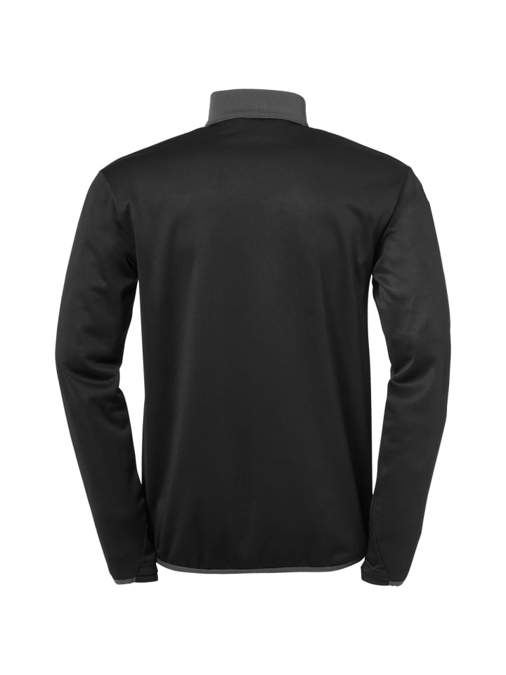 Uhlsport Футболка с застежкой-молнией 1/4, модель OFFENSE 23, черно-антральная — фото 2