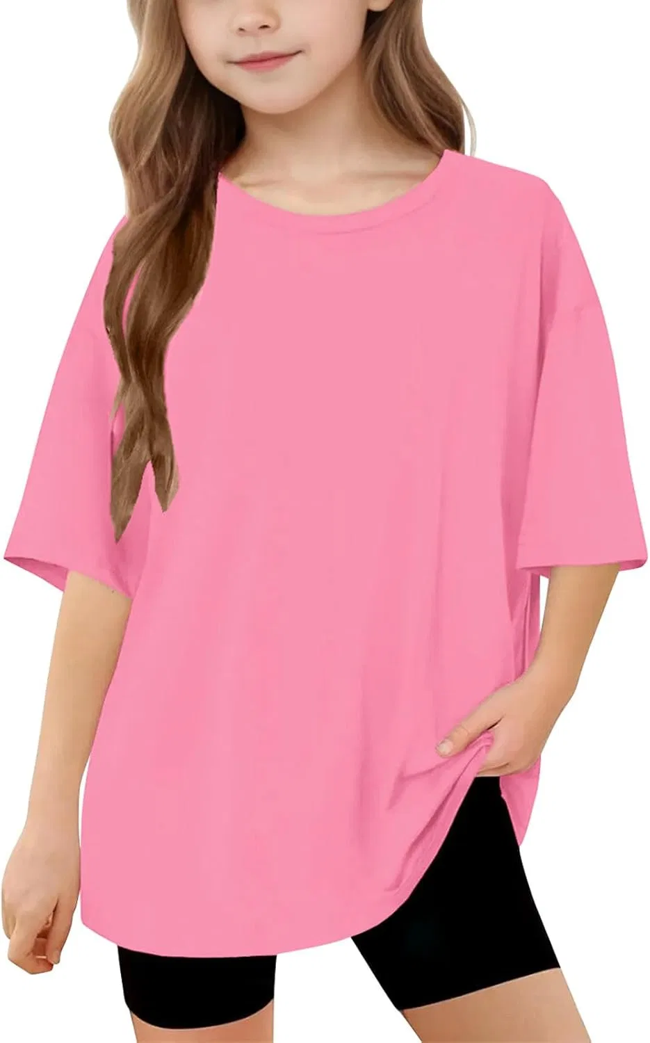 Футболка детская хлопковая Zzalalana, Hot Pink