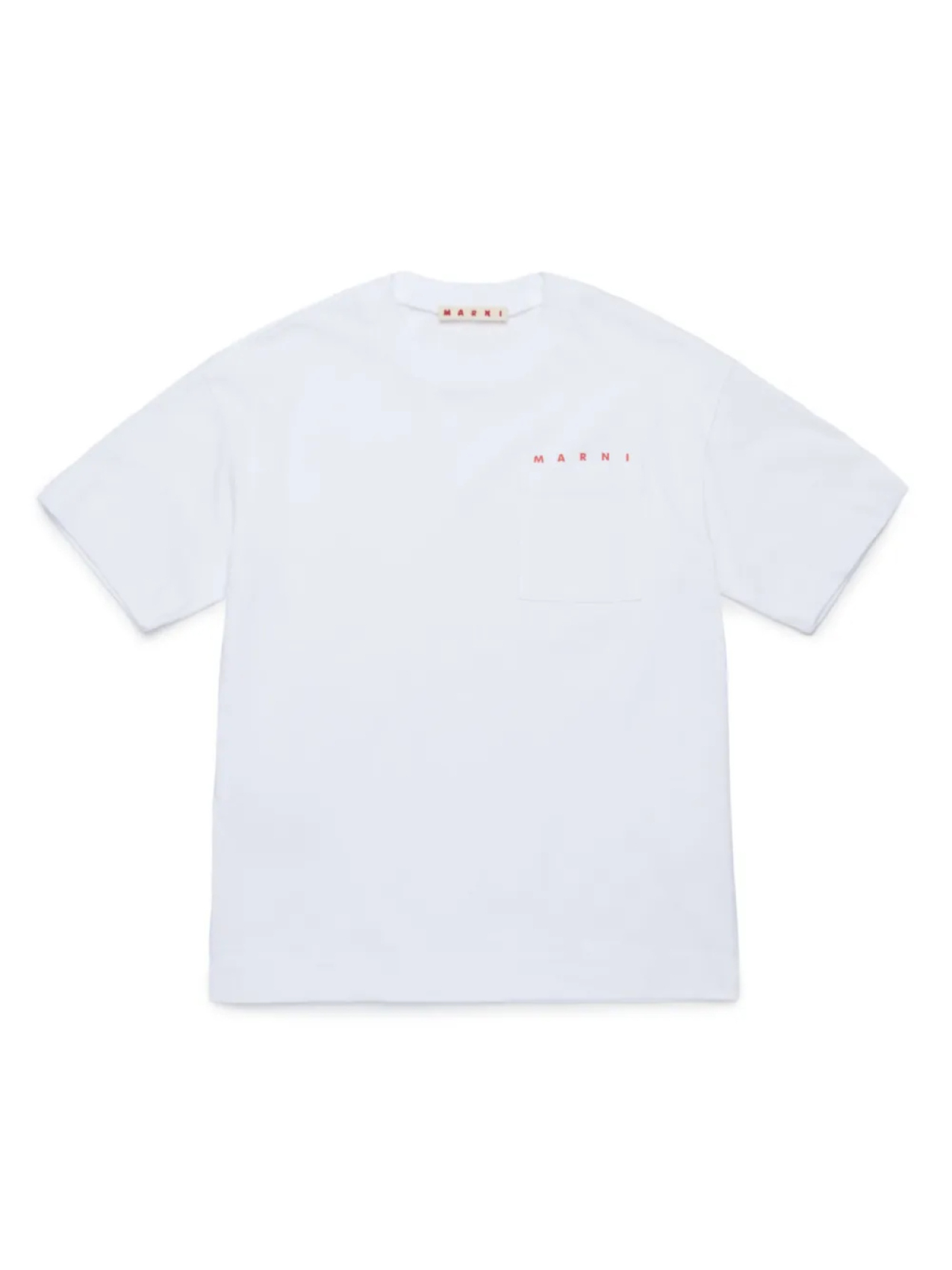

Футболка с логотипом Marni Kids, белый