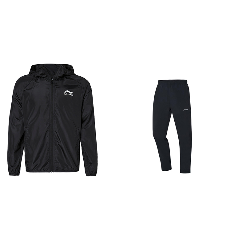 

LINING Повседневная спортивная одежда унисекс черная