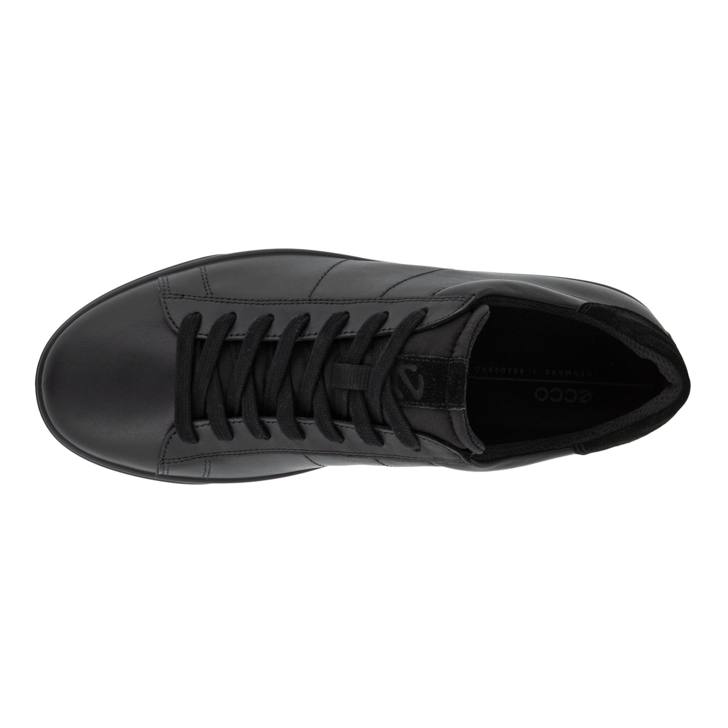 Мужские кроссовки ECCO Street Lite из натуральной кожи, BLACK/BLACK — фото 3