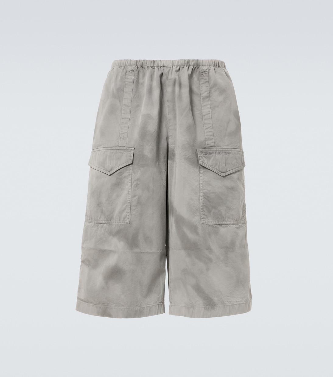 

Хлопковые шорты-карго Acne Studios, Mid Grey