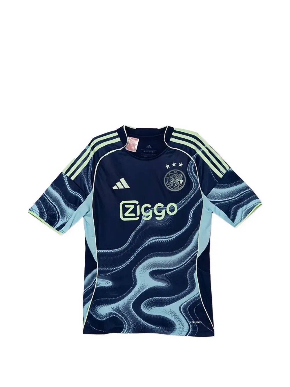 Футболка с круглым вырезом и тремя полосками Adidas Kids, синий