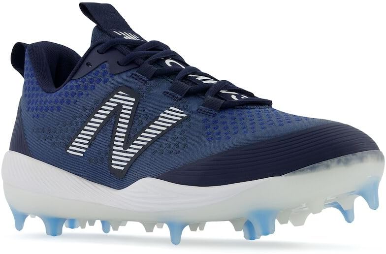 Бейсбольные кроссовки New Balance Men's FuelCell Comp V3, белый/синий — фото 4