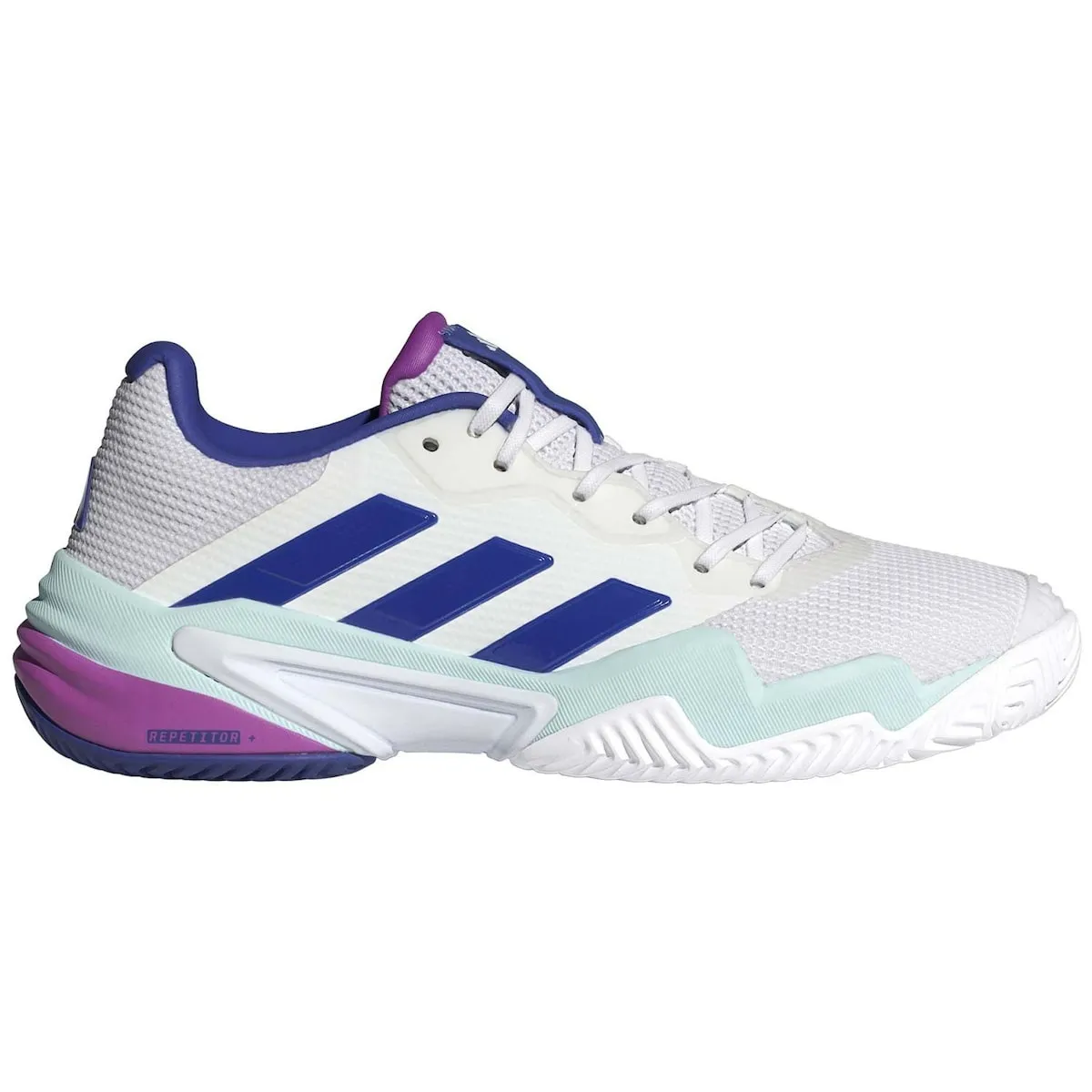

Мужская теннисная обувь BARRICADE Adidas, белый/фиолетовый