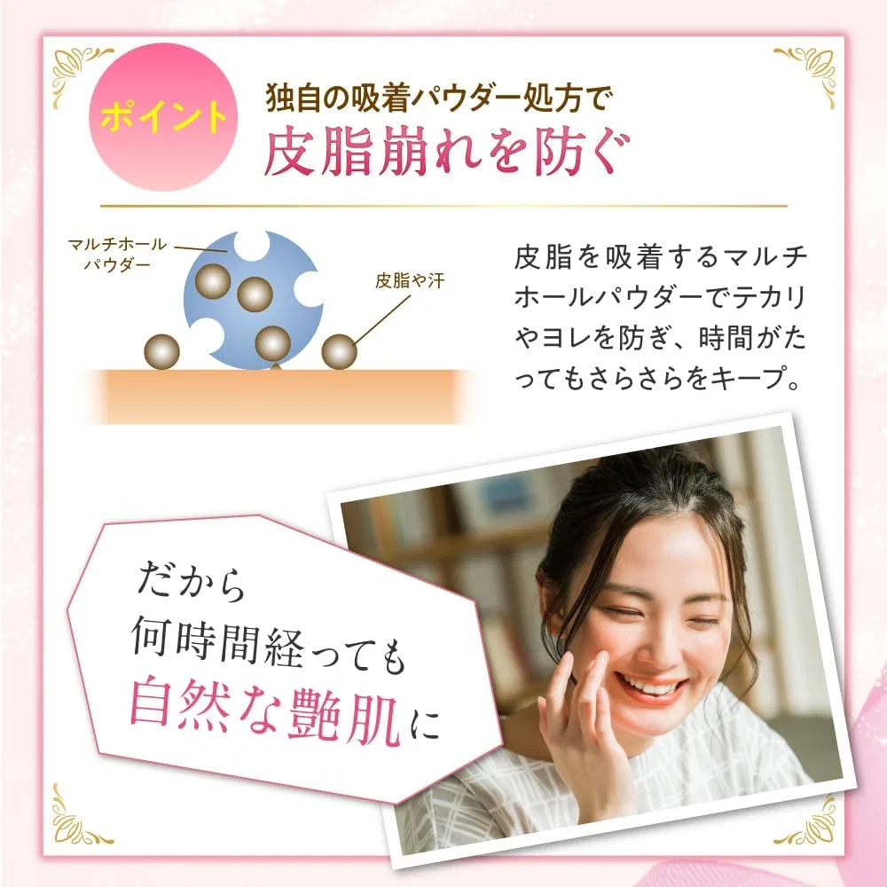 Пудра для лица WATTLE Glossy Fit Powder бежевая — фото 2