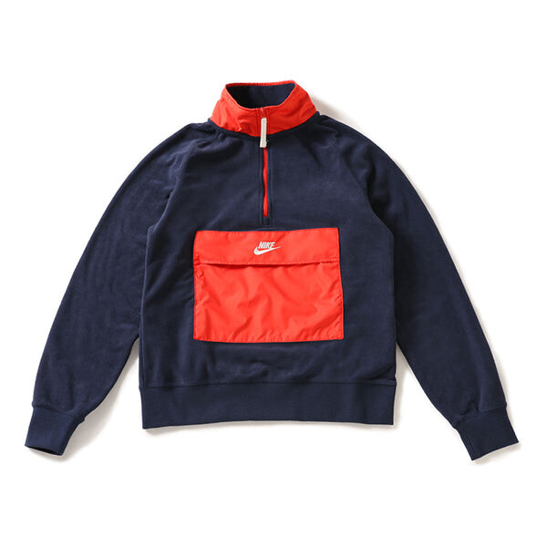 

Толстовка Nike Stay Warm Athleisure Casual Sports Jacket Pullover Navy Blue, синий