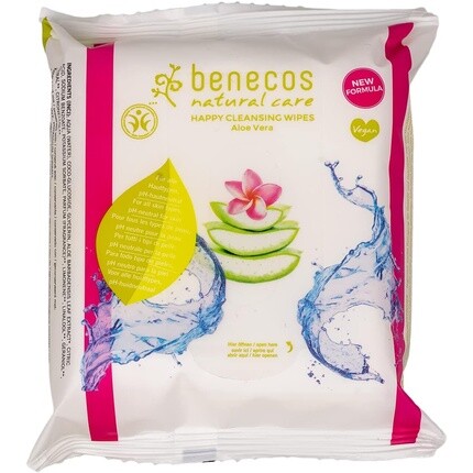 

Benecos Веганские очищающие салфетки для лица, 25 шт., Benecos - Natural Beauty