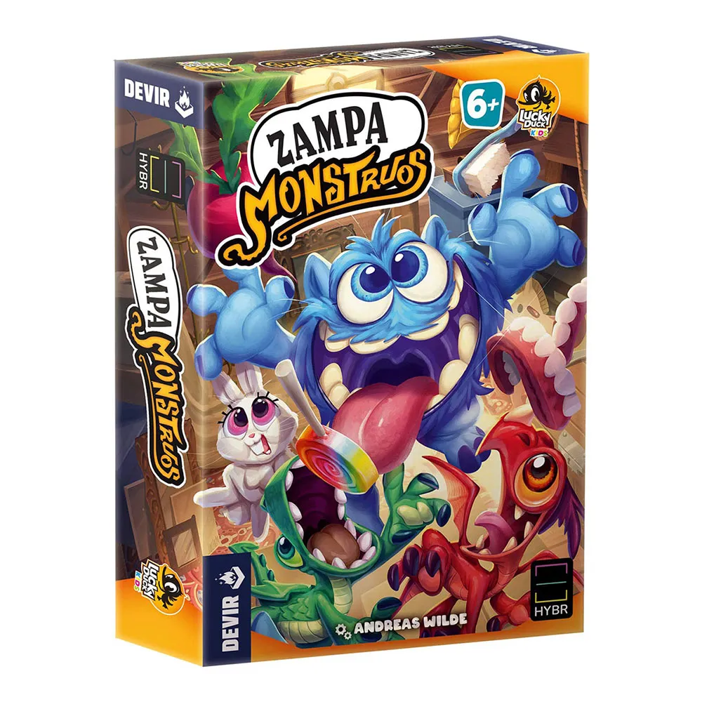 

Настольная игра Devir Zampa Monsters, красный