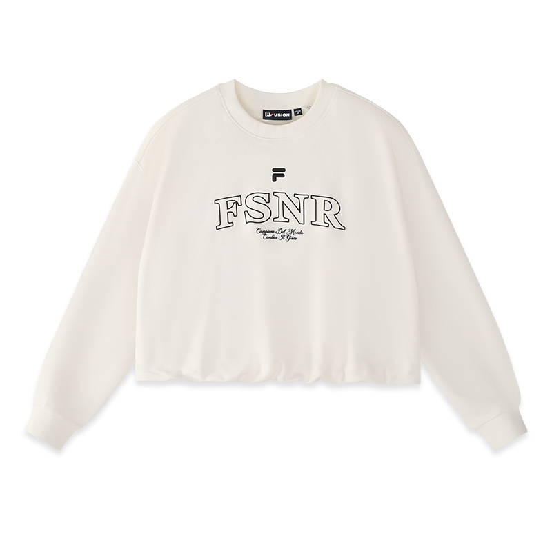 

FILA FUSION Женская толстовка Cloud White