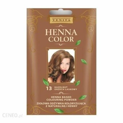 

Хна Venita Zok Color Hazelnut 13 Hair Henna Hazelnut, Cosmelogia