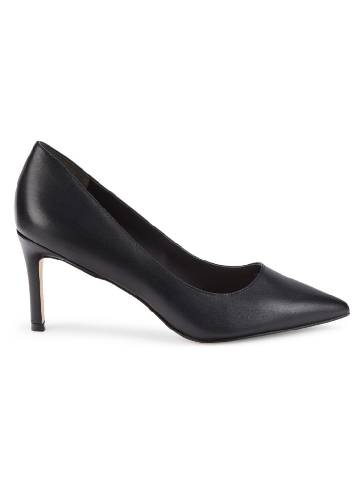 Кожаные туфли Leigh Stuart Weitzman, черный