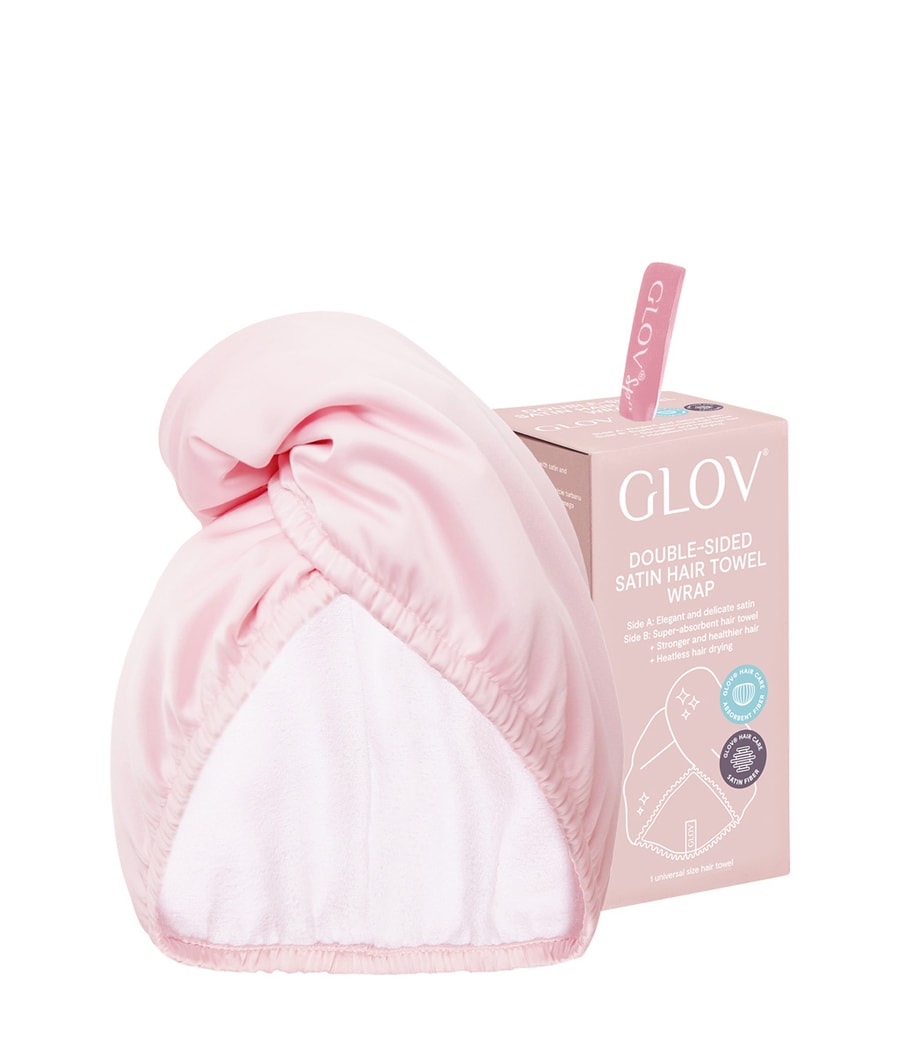 

Полотенце для рук GLOV Hair Wrap Satin Pink, 1 шт.