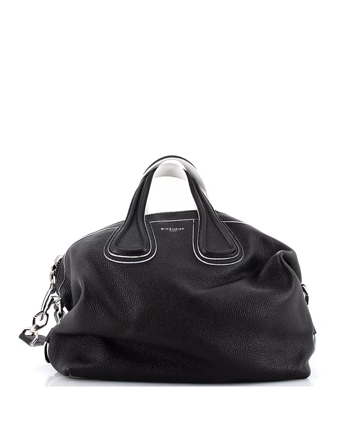 

Средняя сумка через плечо Nightingale из вощеной кожи Pre-Owned Givenchy, черный