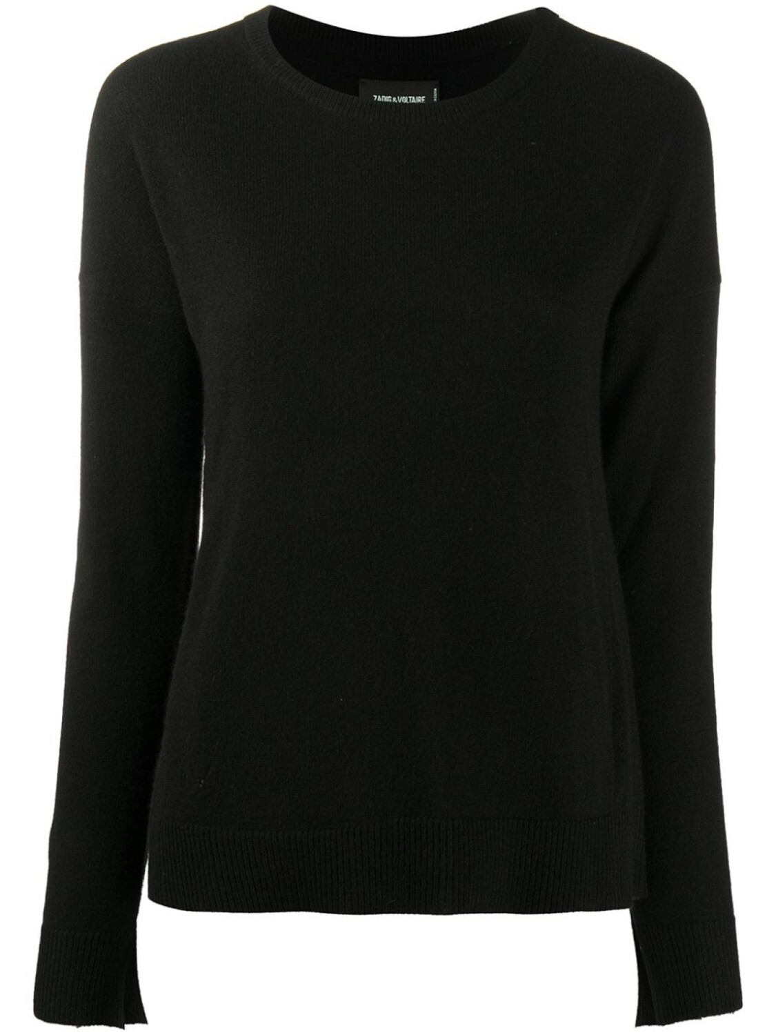 

Zadig&Voltaire трикотажный джемпер с нашивкой, черный