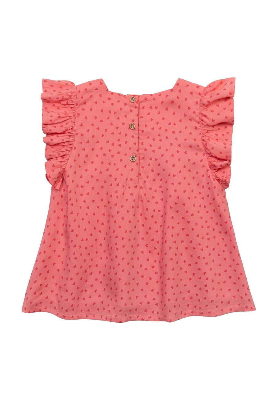Блуза MINOTI Blouse, цвет Pink/Dark pink — фото 2