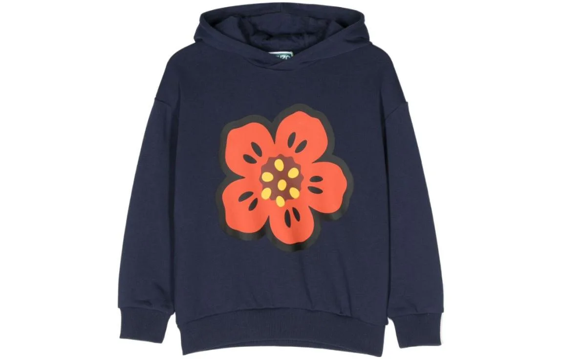 KENZO Свитшот SS23 Marine Blue Kids'