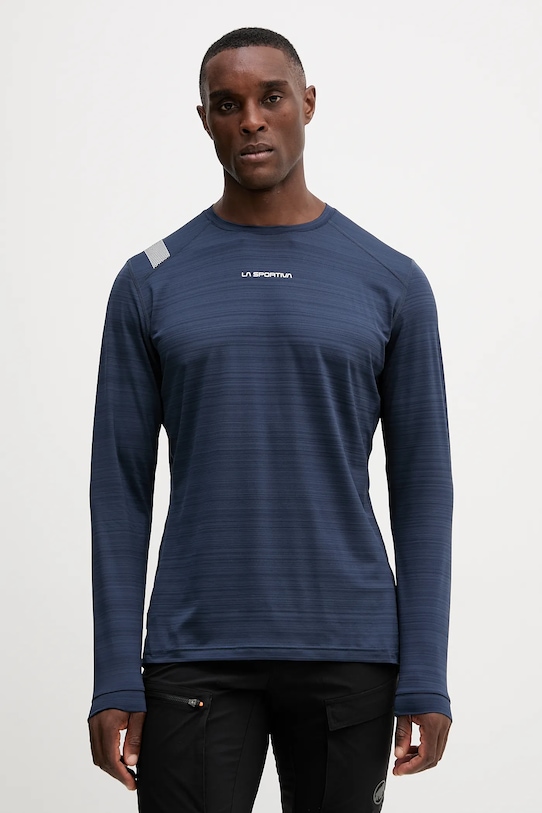 

Спортивный топ с длинными рукавами La Sportiva, темно-синий