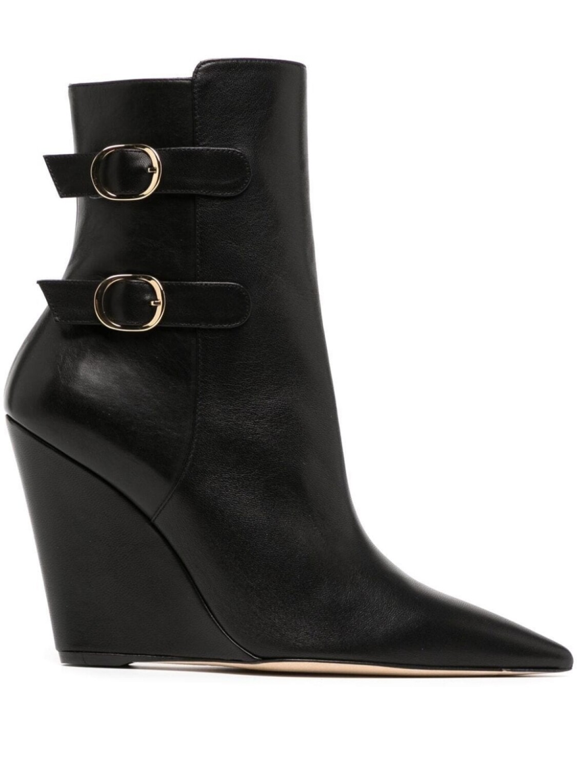 Stuart Weitzman ботильоны на танкетке, черный