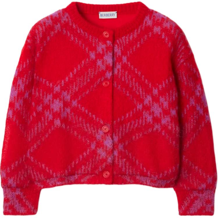 

Детский свитер Burberry, красный