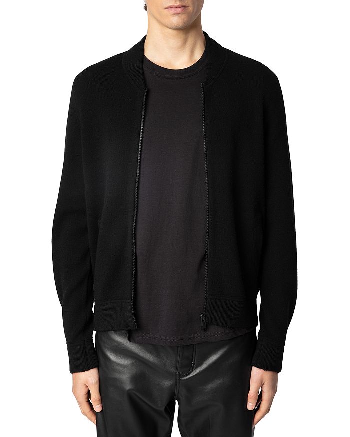 

Шерстяной кардиган Cashton Zadig & Voltaire, черный