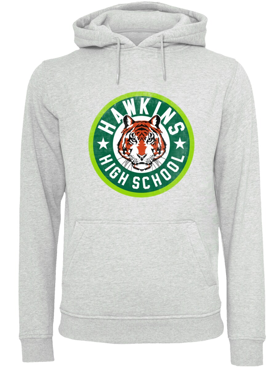 

Толстовка F4NT4STIC Stranger Things Hawkins Netflix TV Series, светло-серый