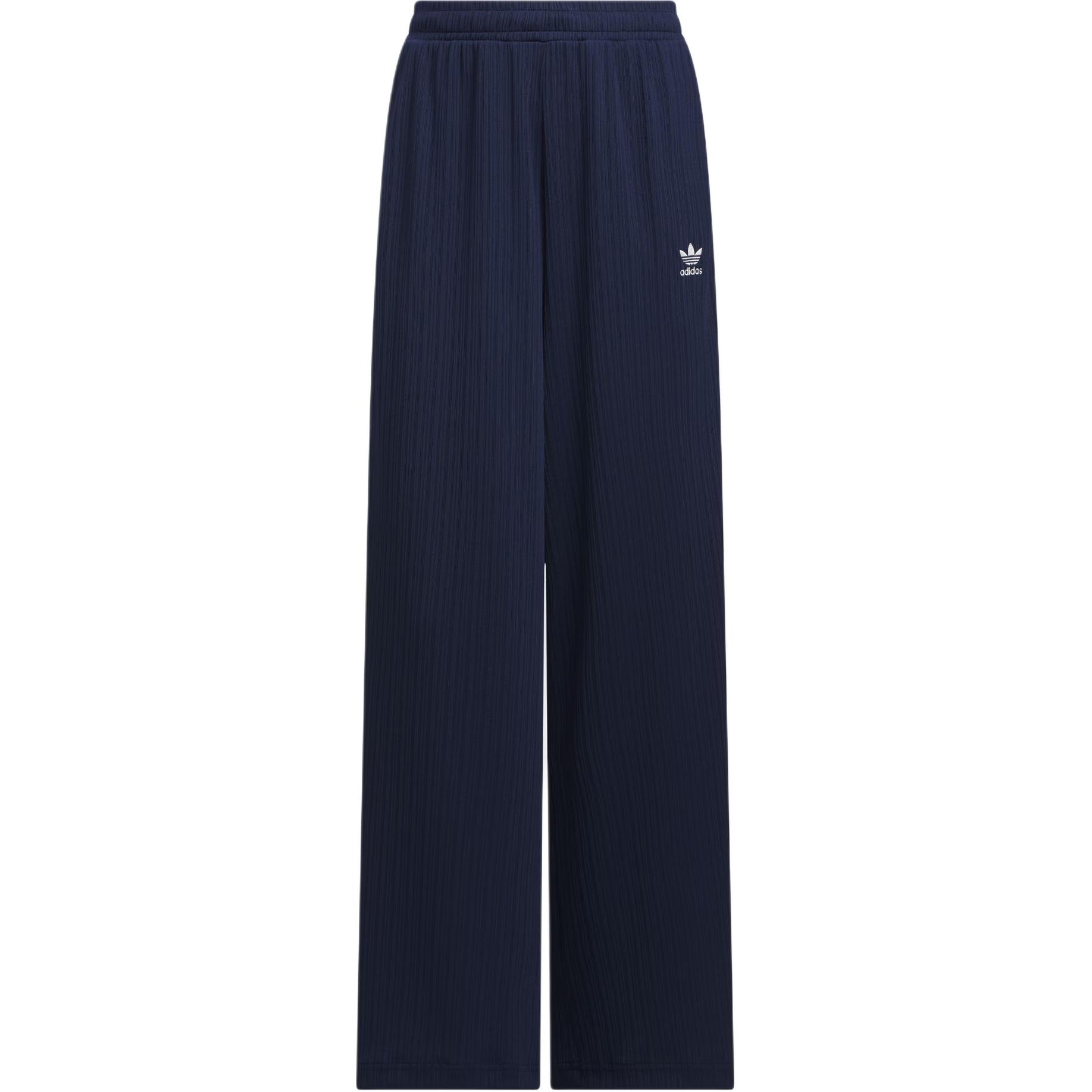 Adidas Originals Трек SS25 вязаные спортивные штаны женские темно-синие — фото 3