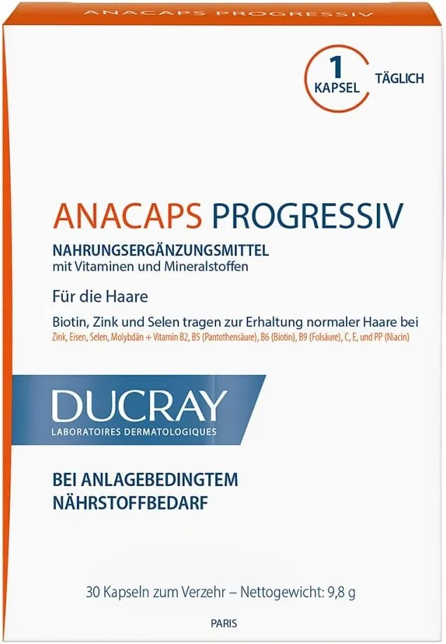 Капсулы Ducray Anacaps Progressiv, 30 шт. Ducray