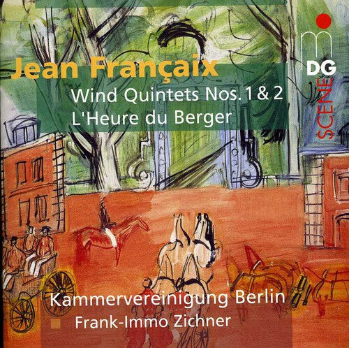 

CD диск Francaix / Berlin Chamber Ensemble / Zichner: Wind Quintet No 1 / Wind Quintet No 2