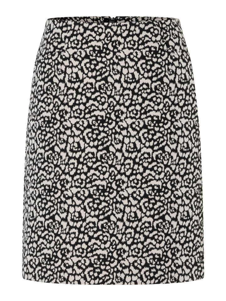 

Узкая, облегающая юбка с леопардовым принтом из блестящего жаккарда More & More