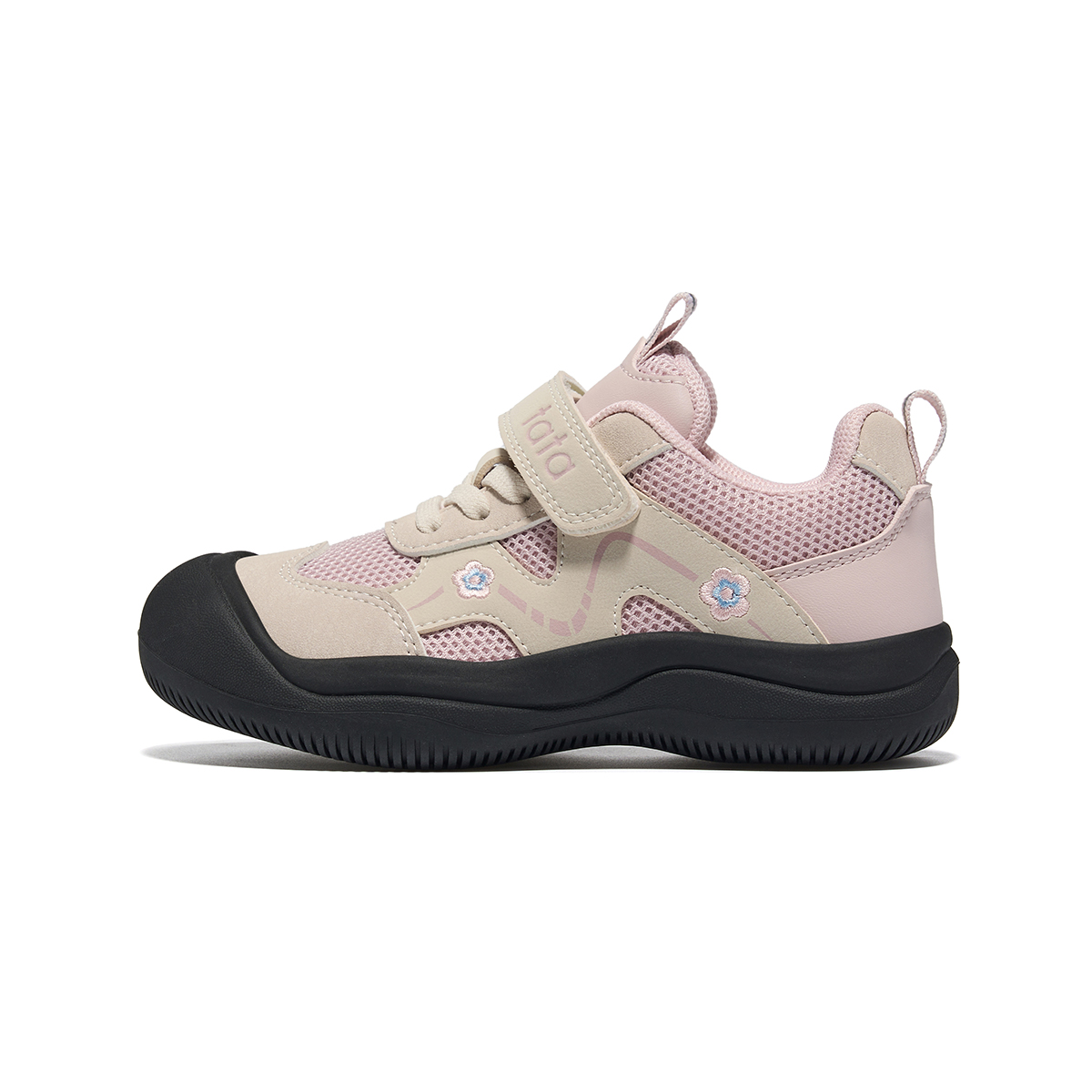 

Нескользящие износостойкие низкие детские кроссовки для повседневной жизни TATA, розовый