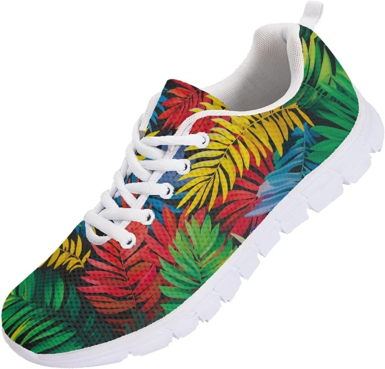 

Мужские кроссовки Funnydude Funny Print для бега, осенние легкие повседневные теннисные кроссовки для тренировок, Tropical Jungle