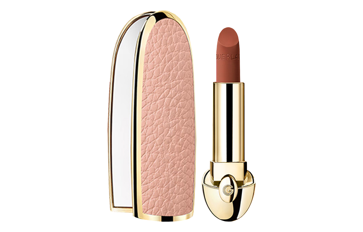 GUERLAIN JIAOLAN Nude Pink Citrus Gemstone помада Velour Natural Complexion Brightening 3,5 г — фото 4