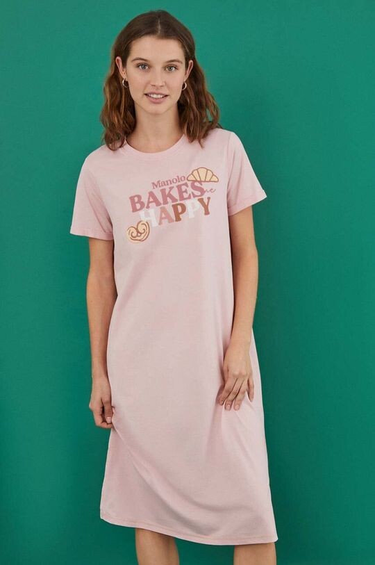 

Ночная рубашка MANOLO BAKES из шерсти women'secret, розовый