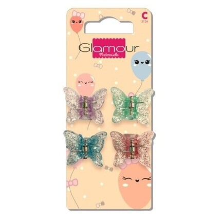 

Заколки для волос Glamour Mademoiselle, 4 шт. – 4 шт. в упаковке Markenlos, Оранжевый, Заколки для волос Glamour Mademoiselle, 4 шт. – 4 шт. в упаковке Markenlos