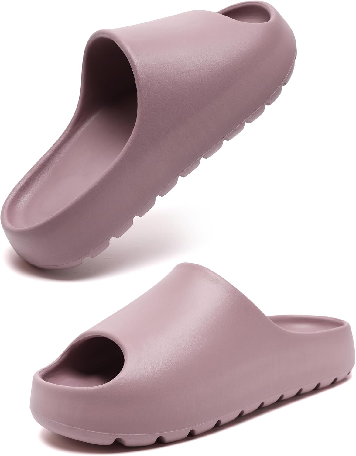

Сандалии Cloud Slides для женщин и мужчин, удобные женские прогулочные сандалии, унисекс толстые домашние тапочки-сандалии, водонепроницаемые сандалии-горки для дома и улицы, обувь для душа Kiemorgy, светло-фиолетовый